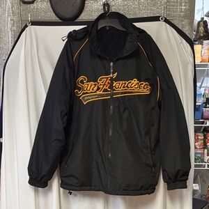 GOGO Black and Orange reversible Performance Jacket